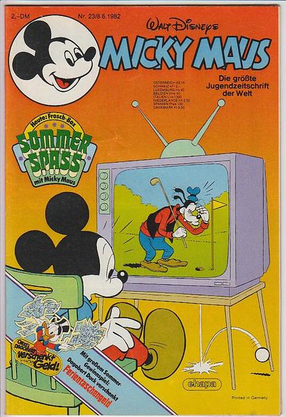Micky Maus 1982: Nr. 23: