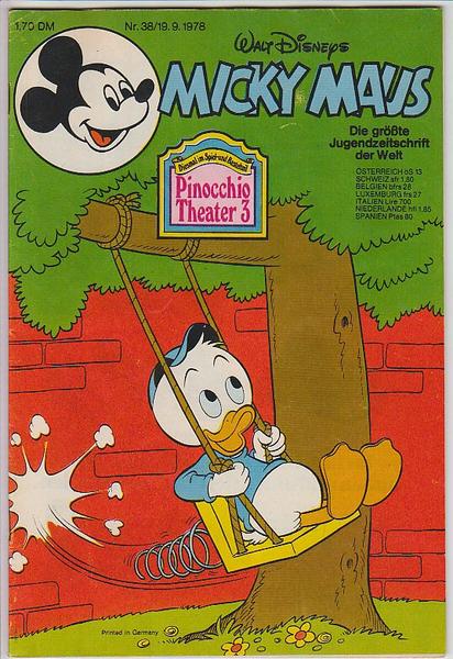 Micky Maus 1978: Nr. 38: