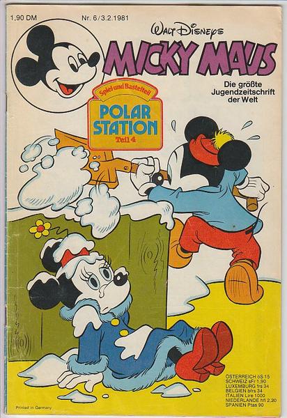Micky Maus 1981: Nr. 6: