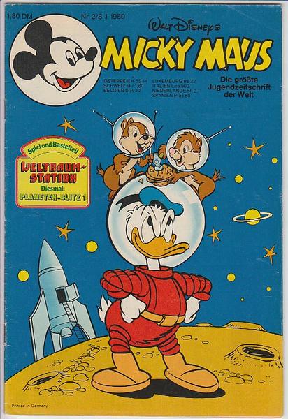 Micky Maus 1980: Nr. 2: