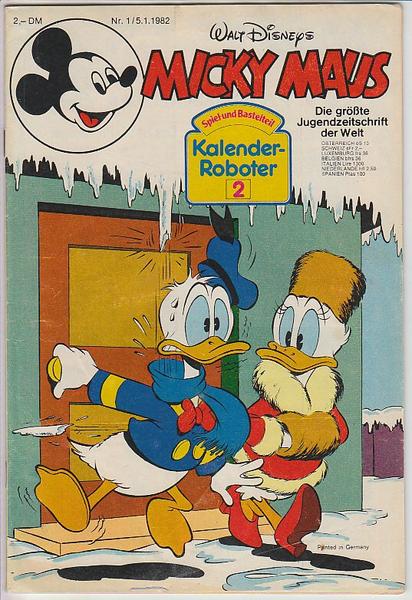 Micky Maus 1982: Nr. 1: