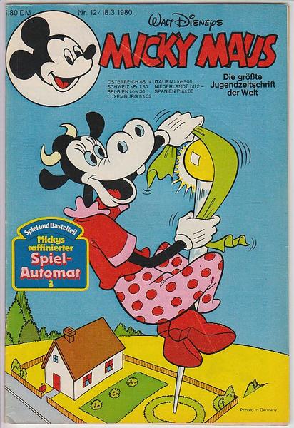 Micky Maus 1980: Nr. 12: