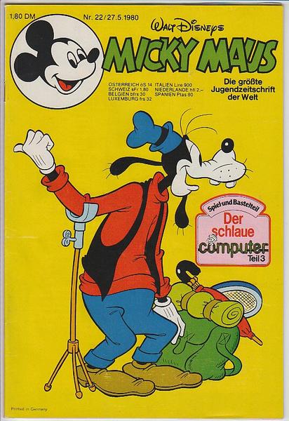 Micky Maus 1980: Nr. 22: