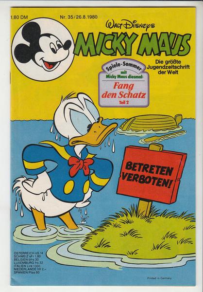 Micky Maus 1980: Nr. 35:
