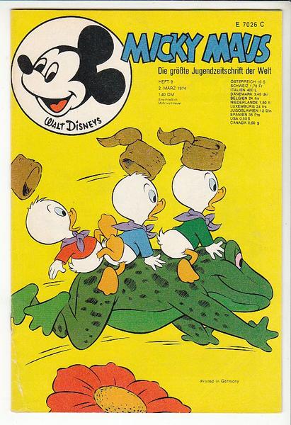 Micky Maus 1974: Nr. 9: