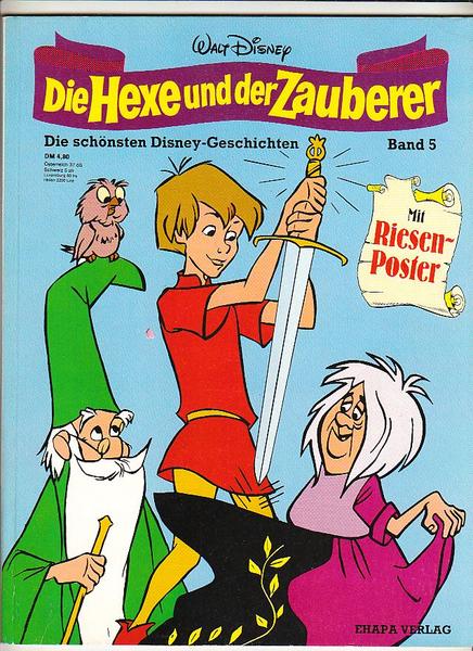 Die schönsten Disney-Geschichten 5: Die Hexe und der Zauberer (1. Auflage)