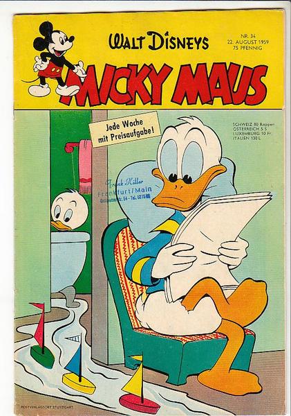 Micky Maus 1959: Nr. 34:
