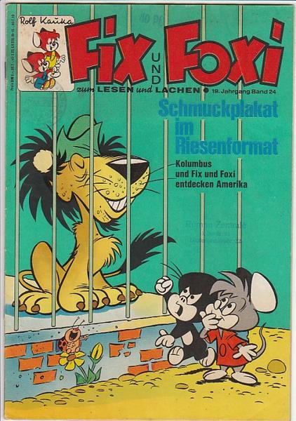 Fix und Foxi: 19. Jahrgang - Nr. 24