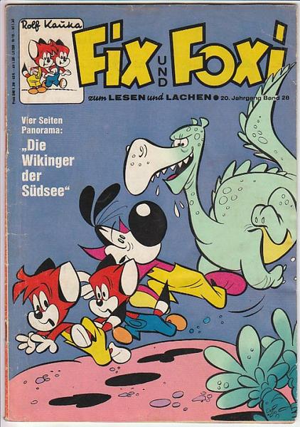 Fix und Foxi: 20. Jahrgang - Nr. 28