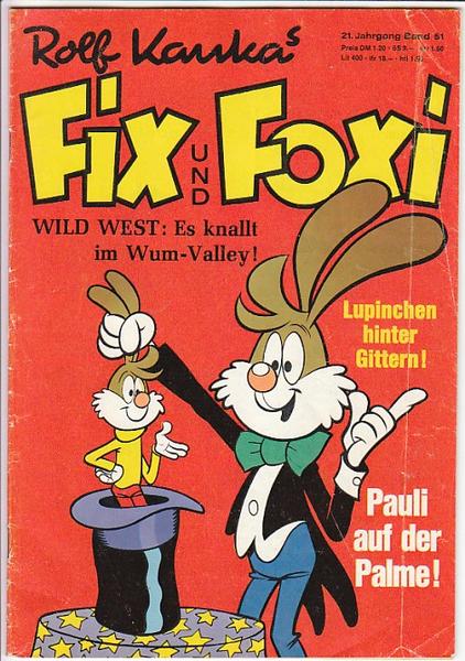 Fix und Foxi: 21. Jahrgang - Nr. 51