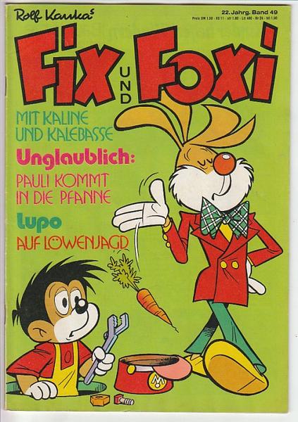 Fix und Foxi: 22. Jahrgang - Nr. 49