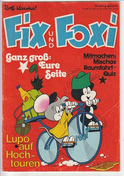 Fix und Foxi: 22. Jahrgang - Nr. 34