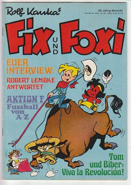 Fix und Foxi: 22. Jahrgang - Nr. 20