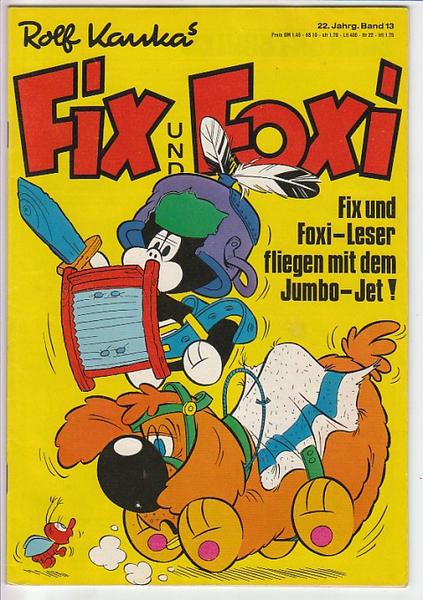 Fix und Foxi: 22. Jahrgang - Nr. 13