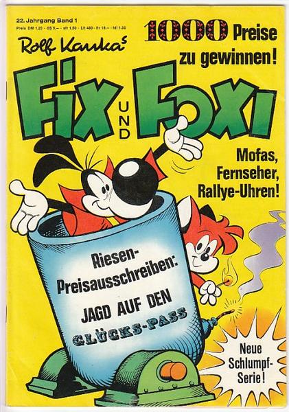 Fix und Foxi: 22. Jahrgang - Nr. 1