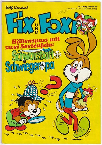 Fix und Foxi: 24. Jahrgang - Nr. 26