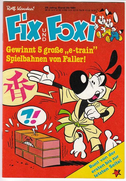 Fix und Foxi: 29. Jahrgang - Nr. 39