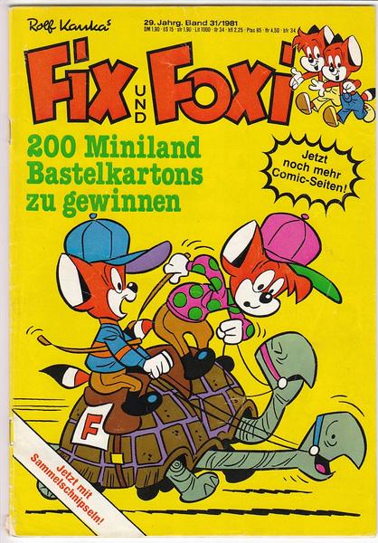 Fix und Foxi: 29. Jahrgang - Nr. 31