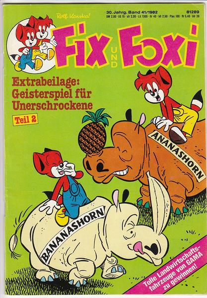 Fix und Foxi: 30. Jahrgang - Nr. 41