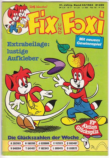 Fix und Foxi: 31. Jahrgang - Nr. 44