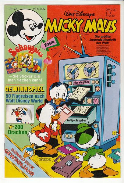 Micky Maus 1984: Nr. 40: