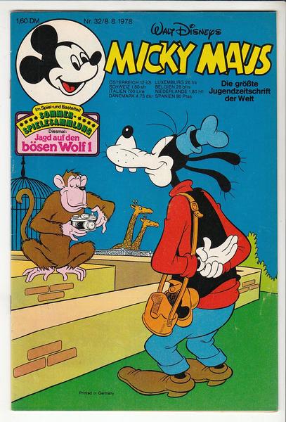 Micky Maus 1978: Nr. 32: