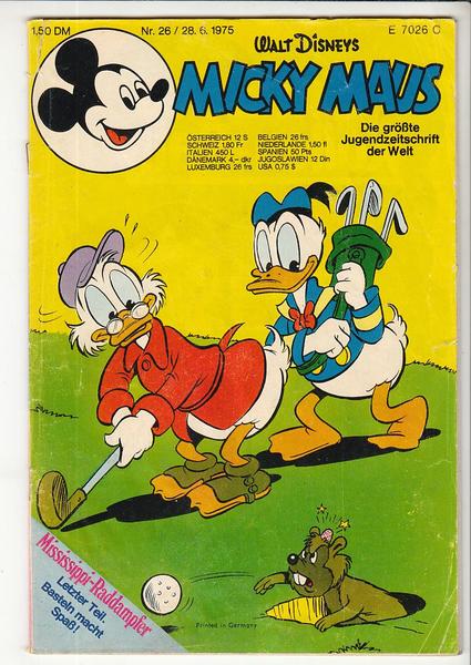 Micky Maus 1975: Nr. 26: