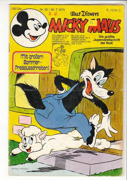 Micky Maus 1975: Nr. 30: