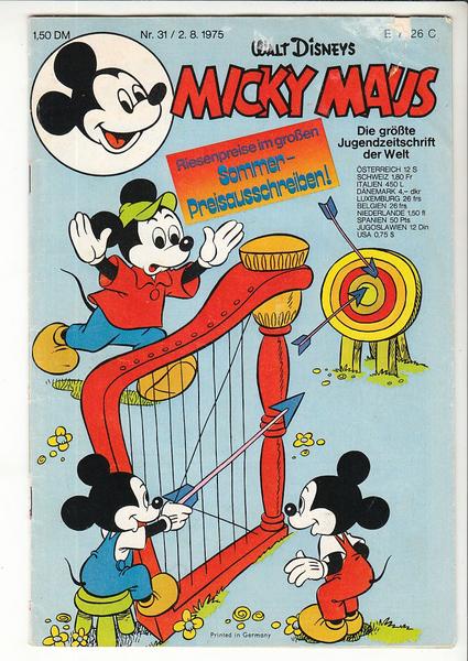 Micky Maus 1975: Nr. 31: