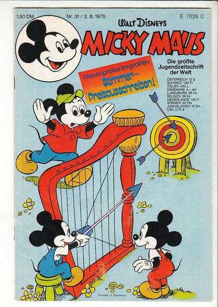 Micky Maus 1975: Nr. 31: