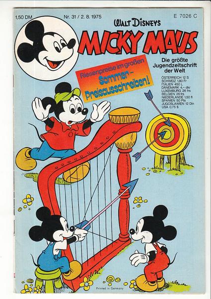 Micky Maus 1975: Nr. 31: