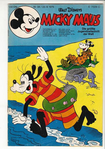 Micky Maus 1975: Nr. 34: