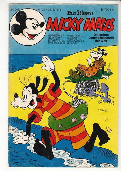 Micky Maus 1975: Nr. 34: