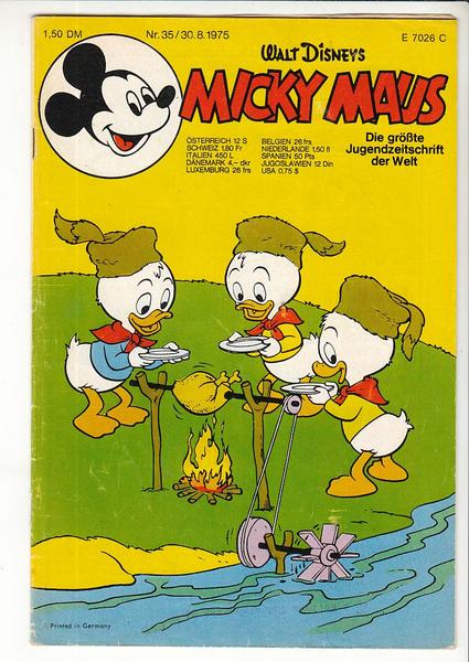 Micky Maus 1975: Nr. 35: