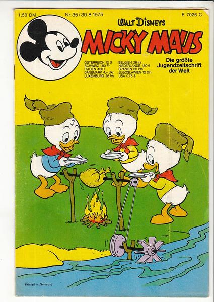 Micky Maus 1975: Nr. 35: