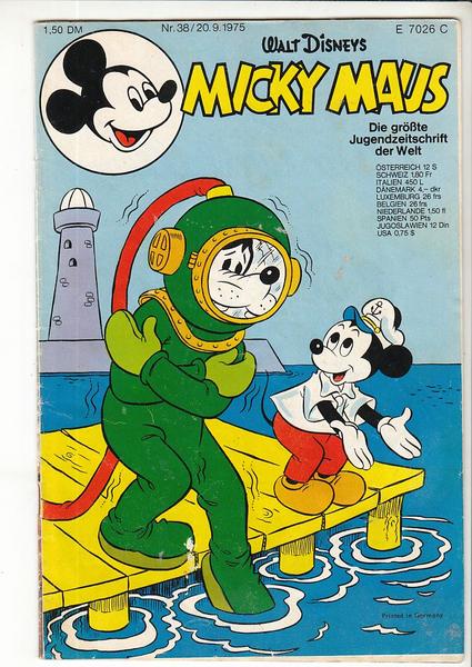 Micky Maus 1975: Nr. 38: