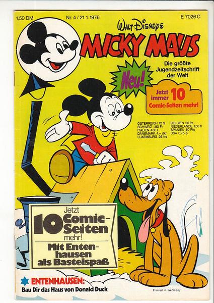 Micky Maus 1976: Nr. 4: