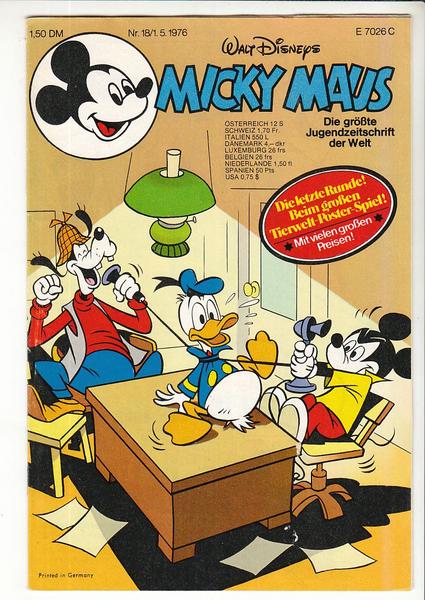 Micky Maus 1976: Nr. 18: