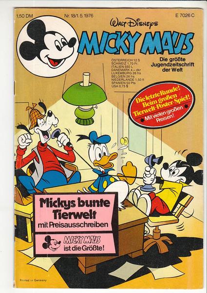Micky Maus 1976: Nr. 18:
