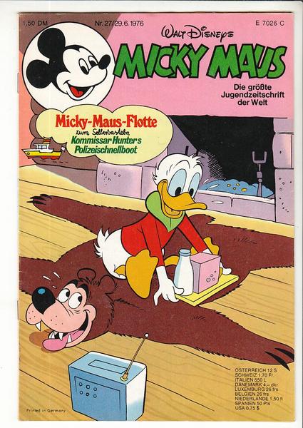 Micky Maus 1976: Nr. 27: