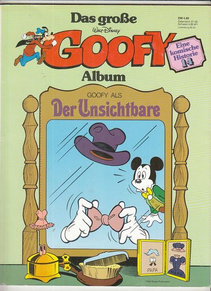 Das große Goofy Album 14: Der Unsichtbare