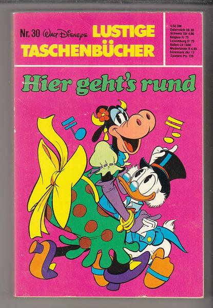 Walt Disneys Lustige Taschenbücher 30: Hier geht's rund (höhere Auflagen) (LTB)