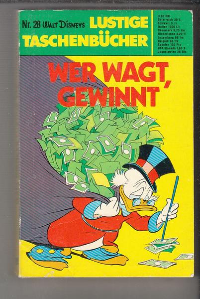 Walt Disneys Lustige Taschenbücher 28: Wer wagt, gewinnt (1. Auflage) (LTB)