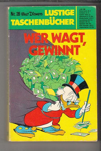 Walt Disneys Lustige Taschenbücher 28: Wer wagt, gewinnt (1. Auflage) (LTB)