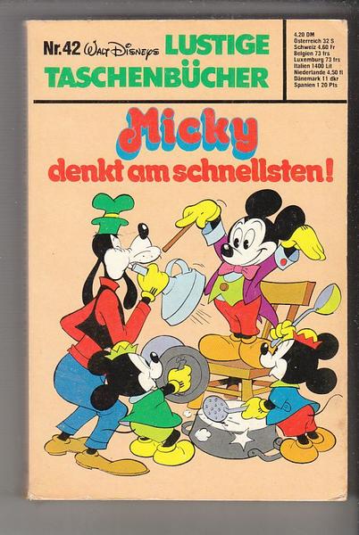 Walt Disneys Lustige Taschenbücher 42: Micky denkt am schnellsten (1. Auflage) (LTB)
