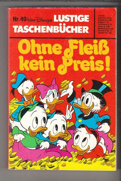 Walt Disneys Lustige Taschenbücher 49: Ohne Fleiß kein Preis (1. Auflage) (LTB)