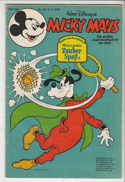 Micky Maus 1979: Nr. 45: