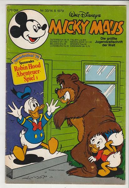 Micky Maus 1979: Nr. 33: