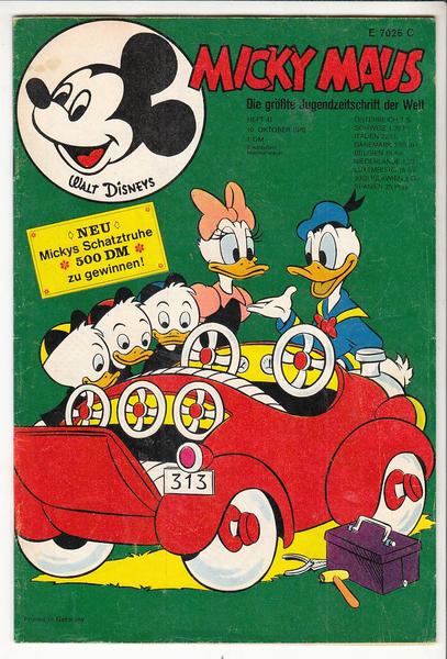 Micky Maus 1970: Nr. 41: