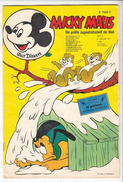 Micky Maus 1971: Nr. 2: